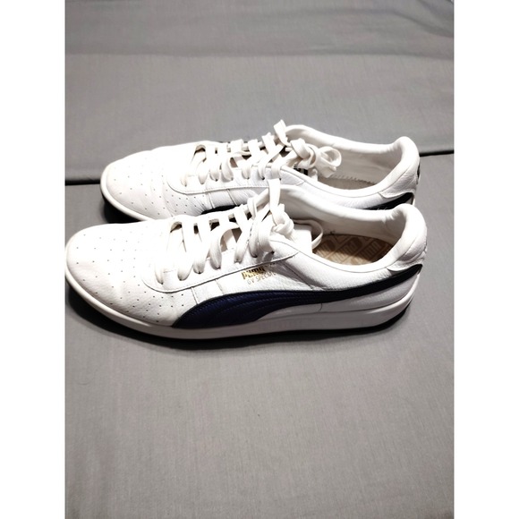 EUC Puma GV Special+ Men 13 Navy White 366613 06 Low Top Preppy Athletic Sneaker main image 4